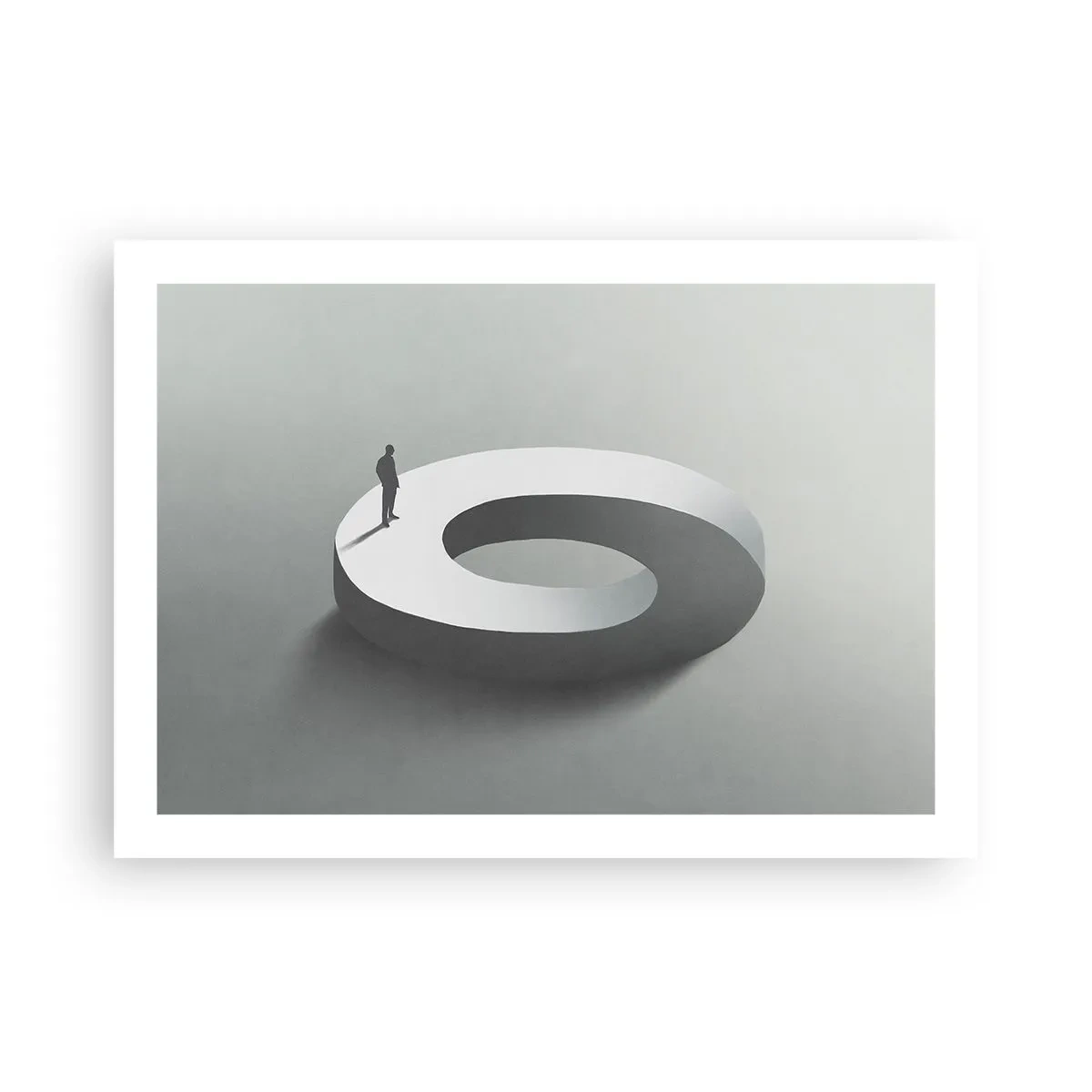 Poster - En wees hier slim - 70x50 cm