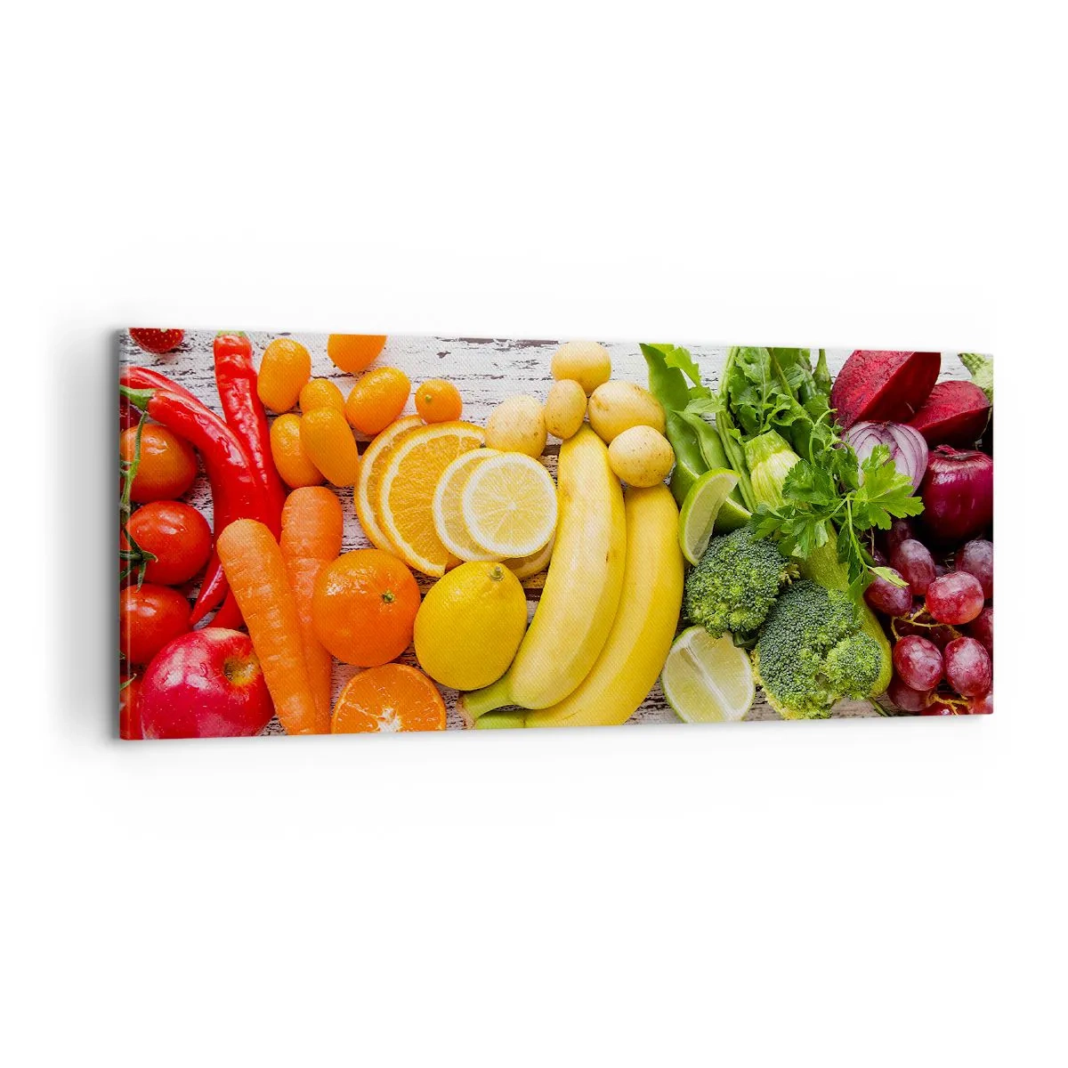 Schilderen op canvas - Het is niet genoeg? - 100x40 cm