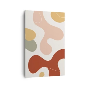 Schilderen op canvas - Kronkels of krullen? - 80x120 cm