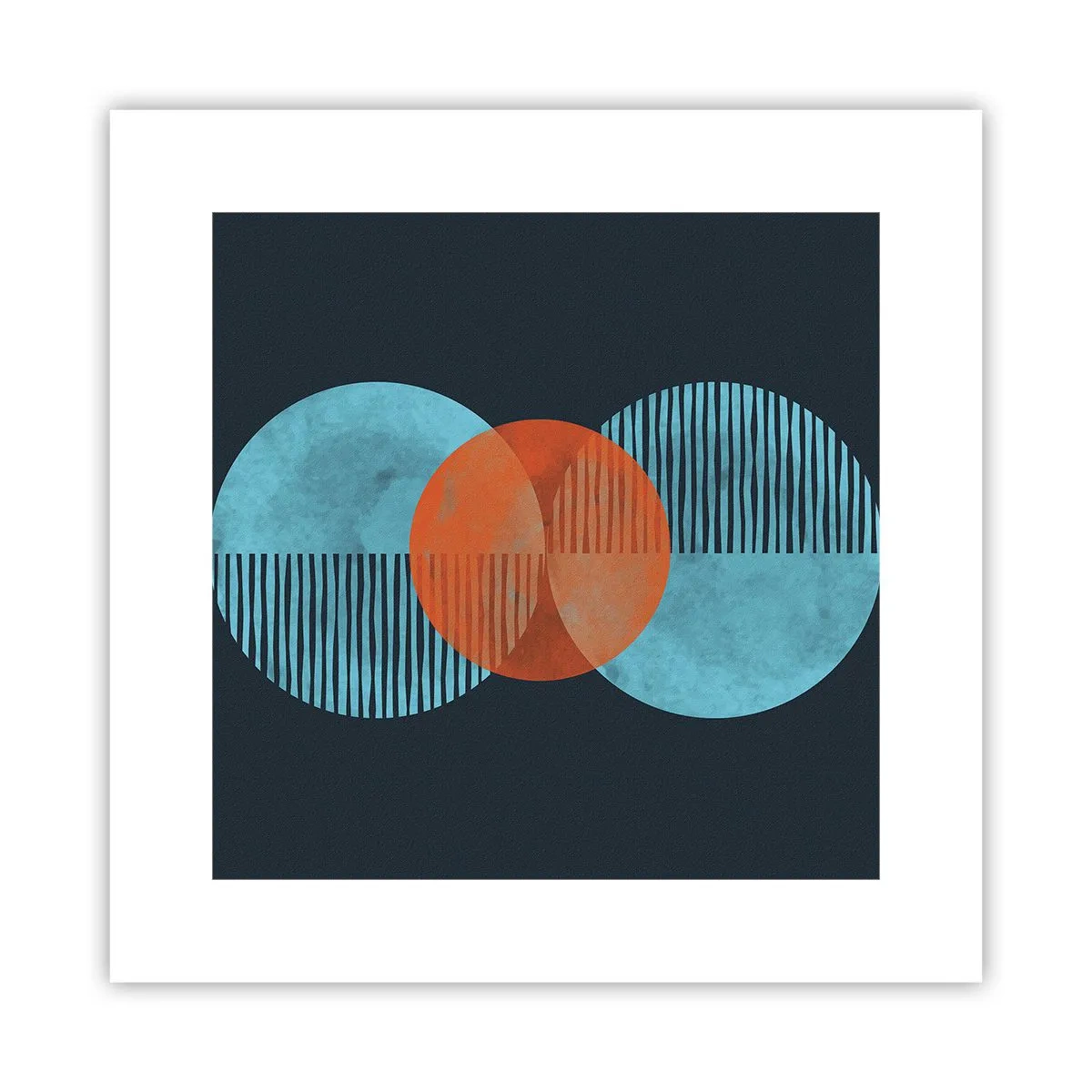 Poster - Symmetrische compositie - 30x30 cm