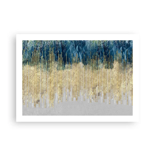 Poster - Vergulde grens - 70x50 cm