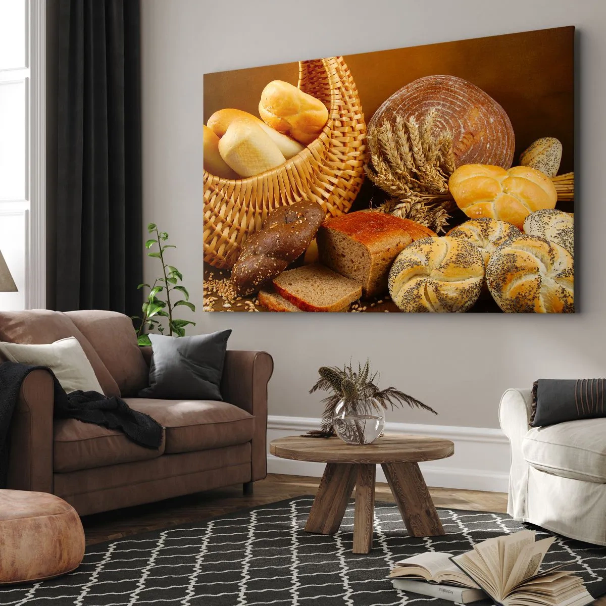 Schilderen op canvas - We kwamen er weer mee weg - 100x70 cm