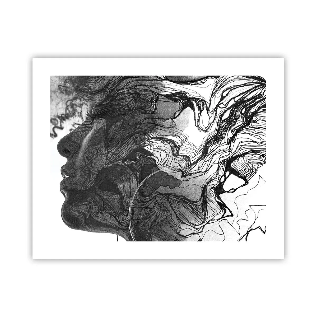 Poster - Verstrikt in dromen - 50x40 cm
