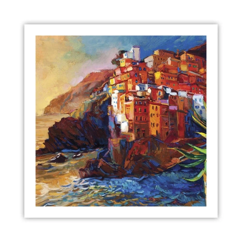 Poster - Italiaanse sfeer - 60x60 cm