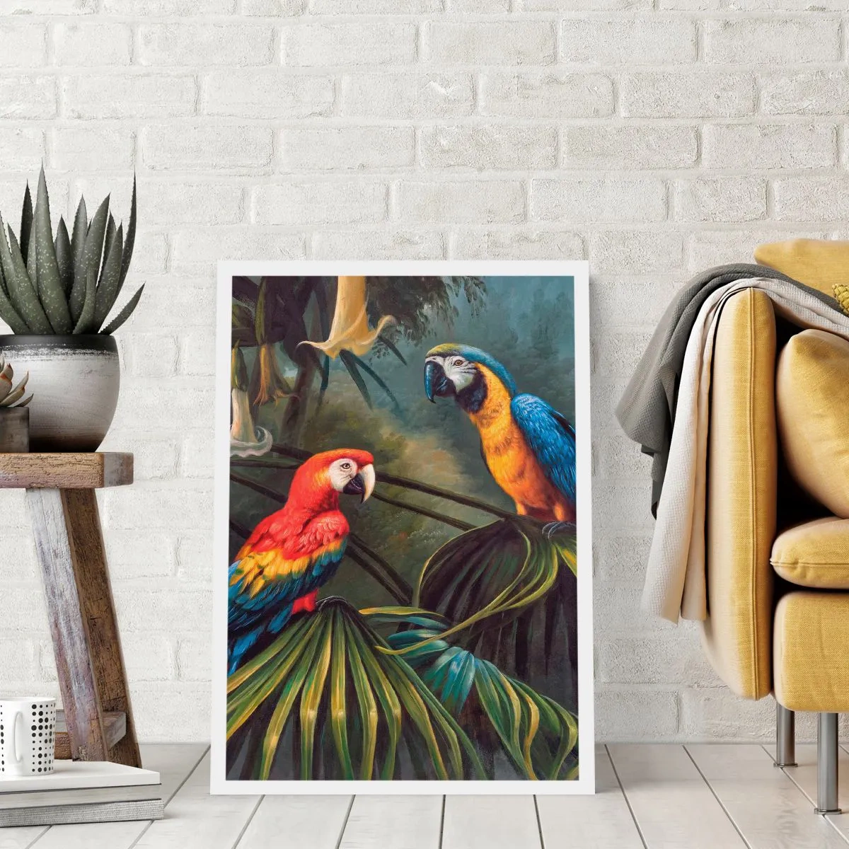 Poster - Romantiek in de tropen - 30x40 cm