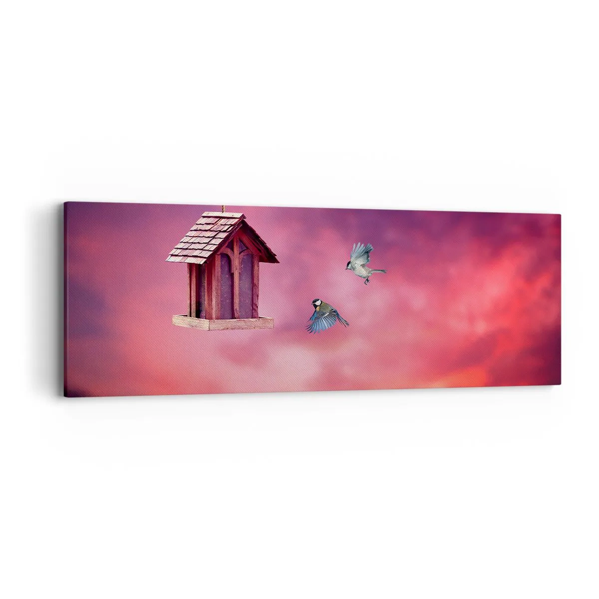 Schilderen op canvas - Uitnodiging voor het avondeten - 90x30 cm