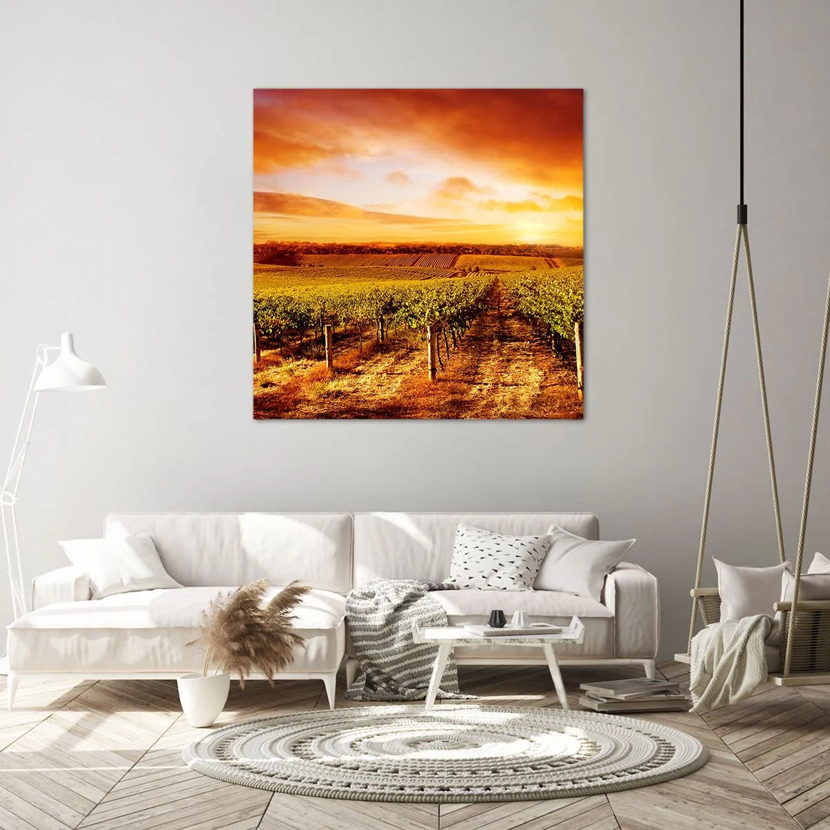 Schilderen op canvas - Licht fruitig met een vleugje zonneschijn - 40x40 cm