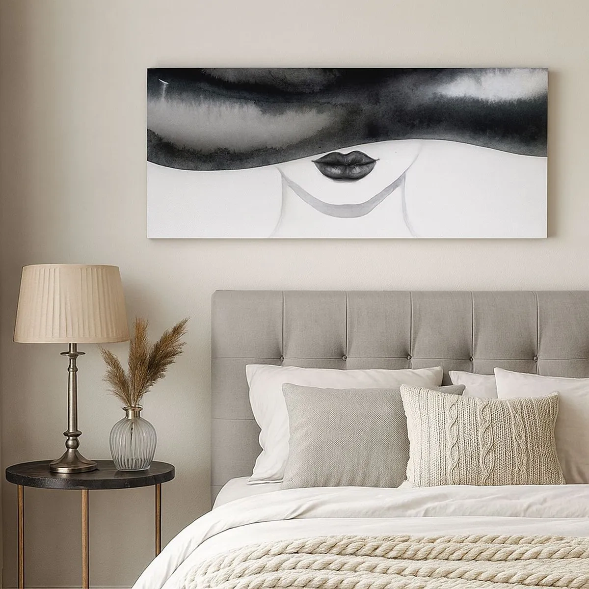 Schilderen op canvas - Een sensueel mysterie - 100x40 cm