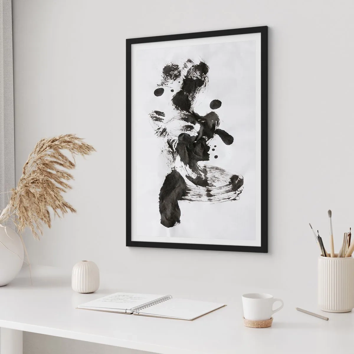 Poster in een zwarte lijst - Is er een methode voor de waanzin? - 61x91 cm