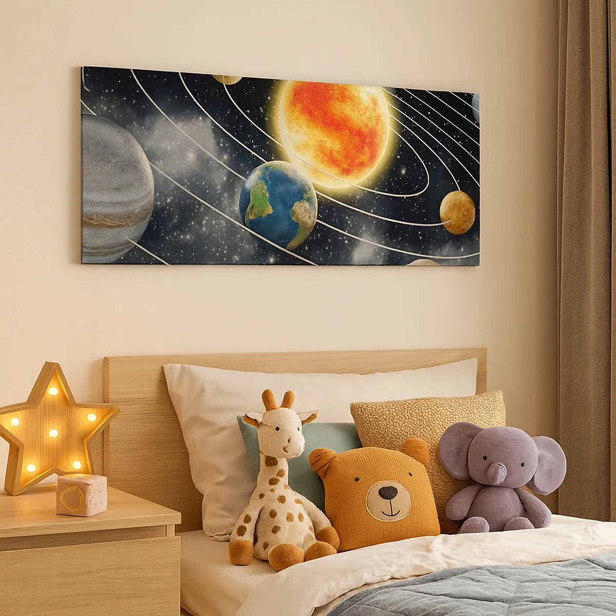 Schilderen op canvas - Kosmische dans - 30x30 cm