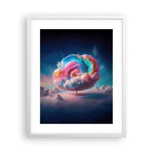 Poster in een witte lijst - De droom van een pretpark - 40x50 cm