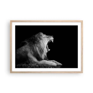 Een poster in een licht eiken lijst - Zonder enige twijfel - 70x50 cm