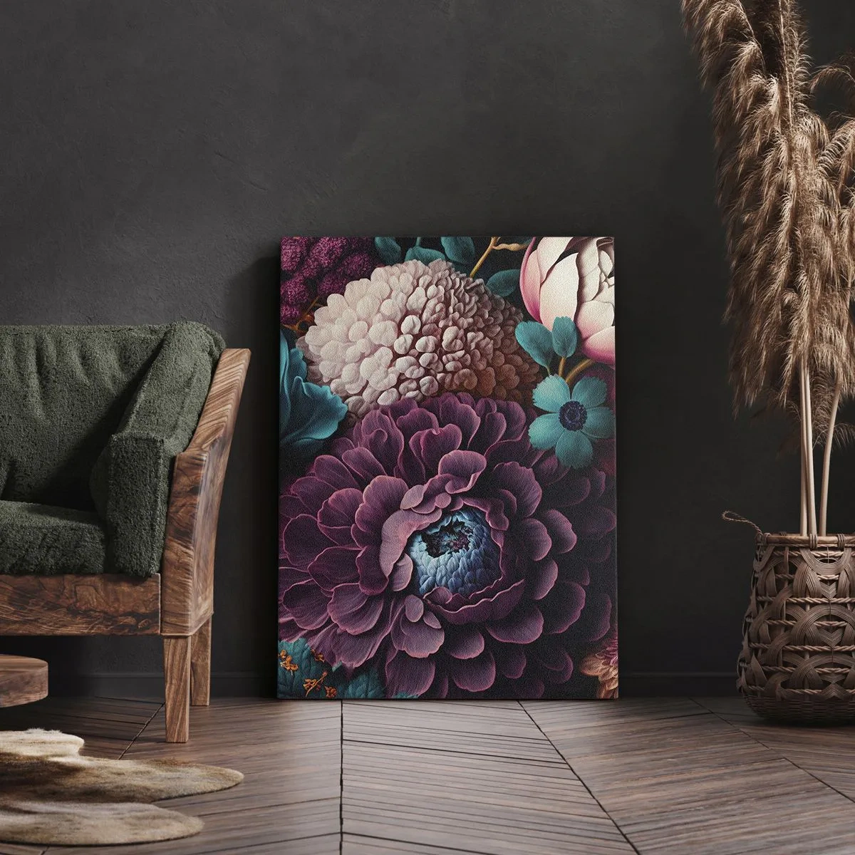 Schilderen op canvas - Natuur in overvloed - 45x80 cm