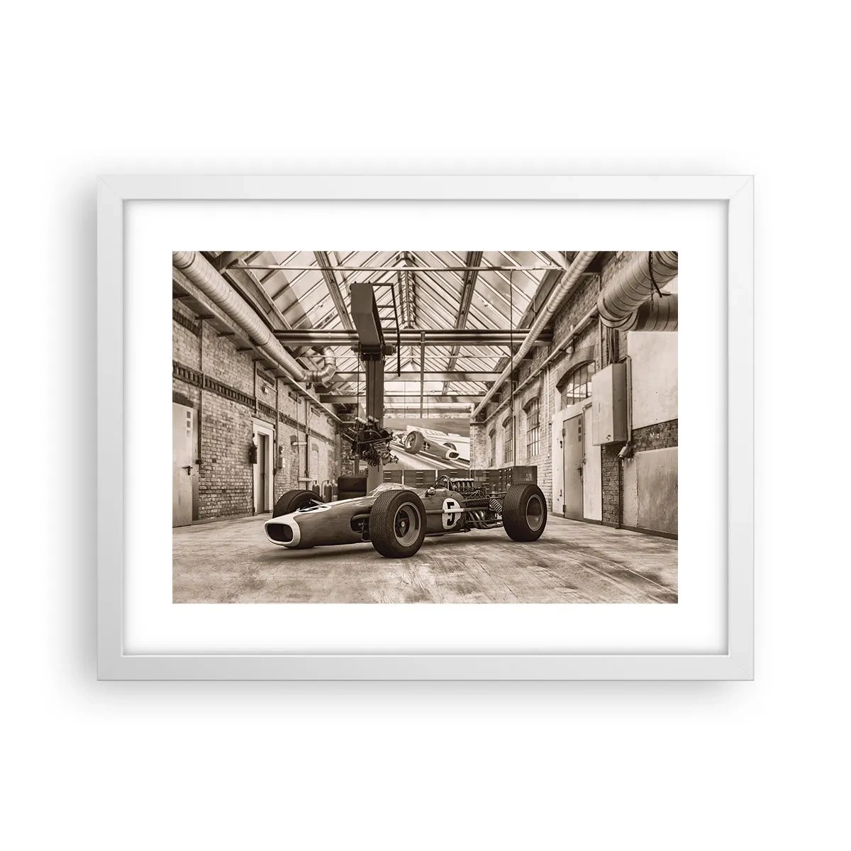 Poster in een witte lijst - De rust van de winnaar - 40x30 cm
