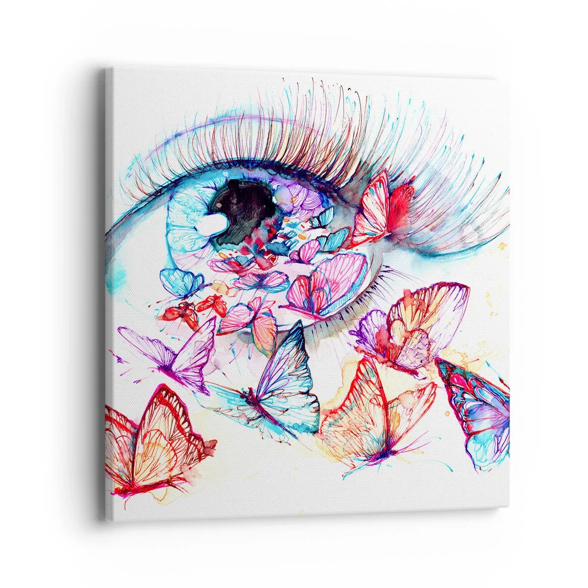 Schilderen op canvas - Sprookjesachtige ogen charme - 40x40 cm