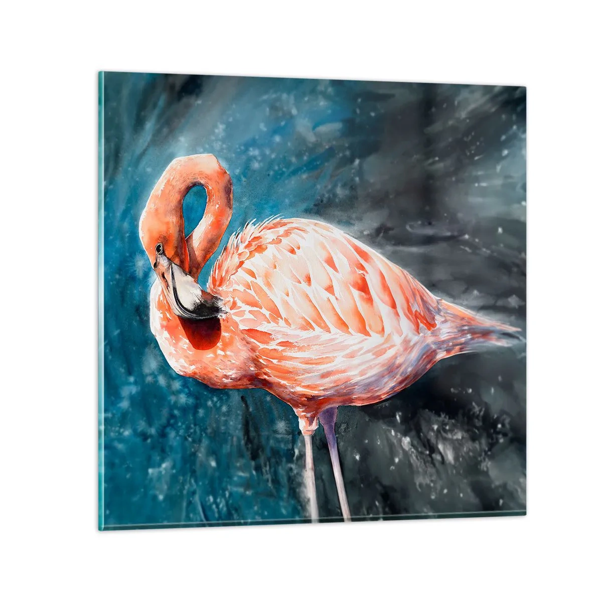 Schilderen op glas - Decoratief van aard - 50x50 cm