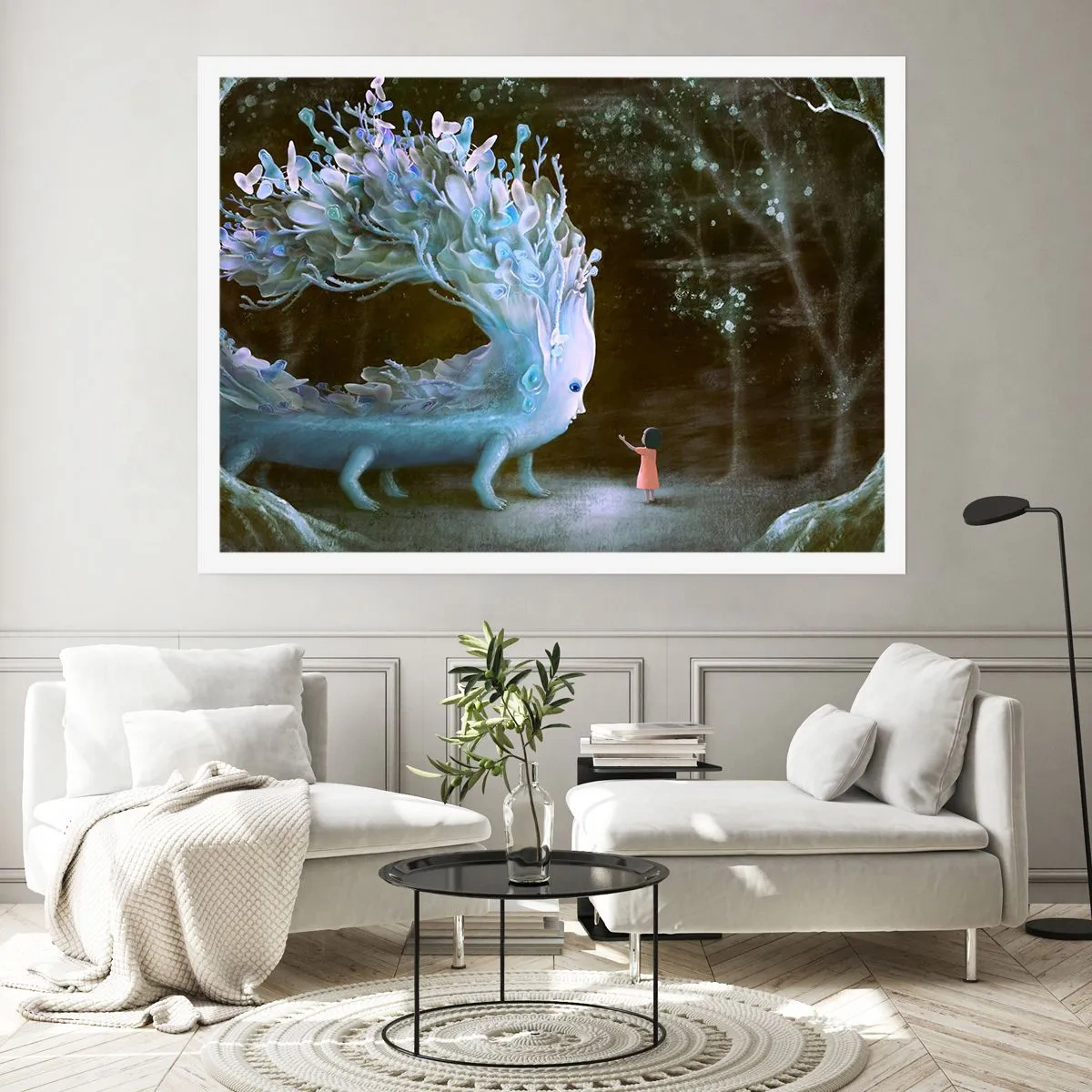 Poster - Fantastische ontmoeting - 100x70 cm