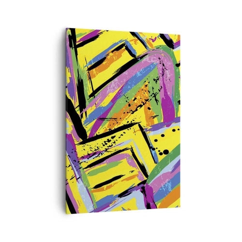 Schilderen op canvas - Tot ze schreeuwt van vreugde - 70x100 cm