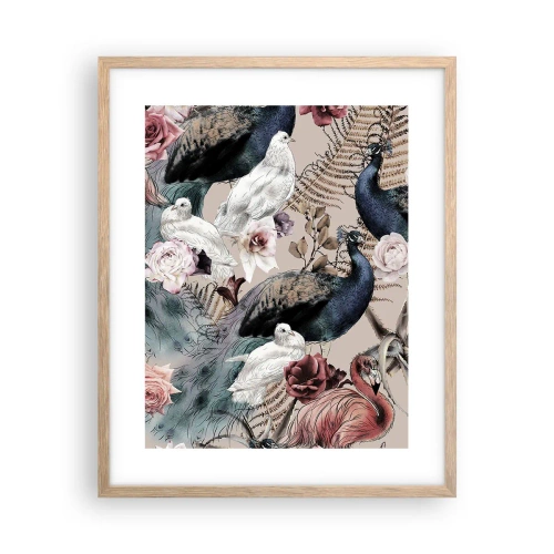 Een poster in een licht eiken lijst - In de paleistuin - 40x50 cm