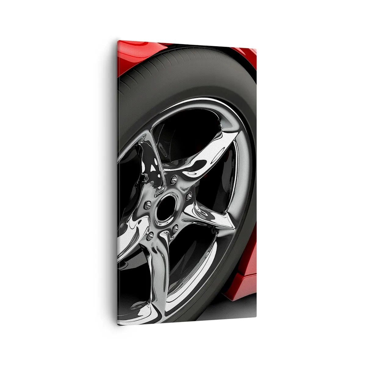 Schilderen op canvas - Gemaakt voor snelheid - 55x100 cm