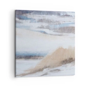 Schilderen op canvas - Winterse compositie - 60x60 cm