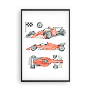 Poster in een zwarte lijst - Jaag je droom na - 61x91 cm