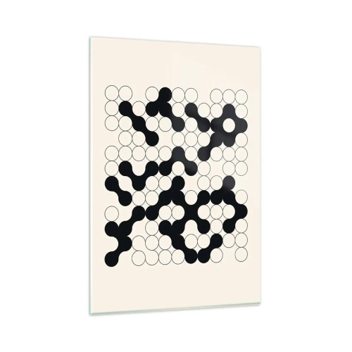 Schilderen op glas - Chinees spel – variatie - 80x120 cm