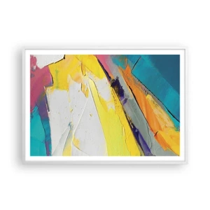 Poster in een witte lijst - De anatomie van licht - 100x70 cm