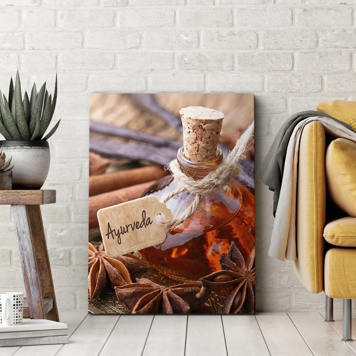 Schilderen op canvas - Naar de eenheid van lichaam en geest - 80x120 cm