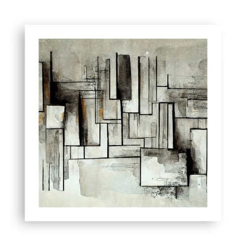 Poster - De kracht van eenvoud - 50x50 cm
