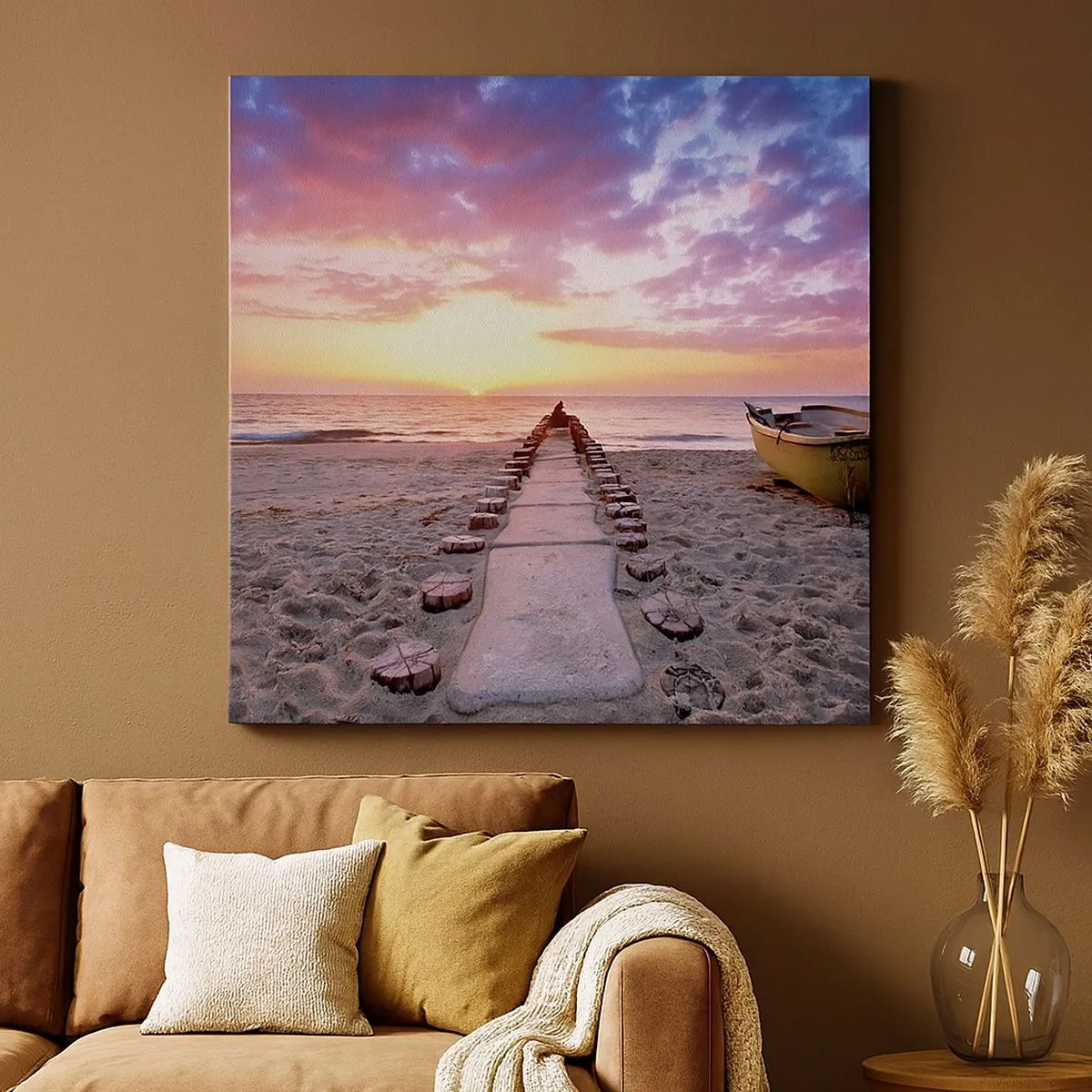 Schilderen op canvas - Een moment van diepe ervaring - 30x30 cm