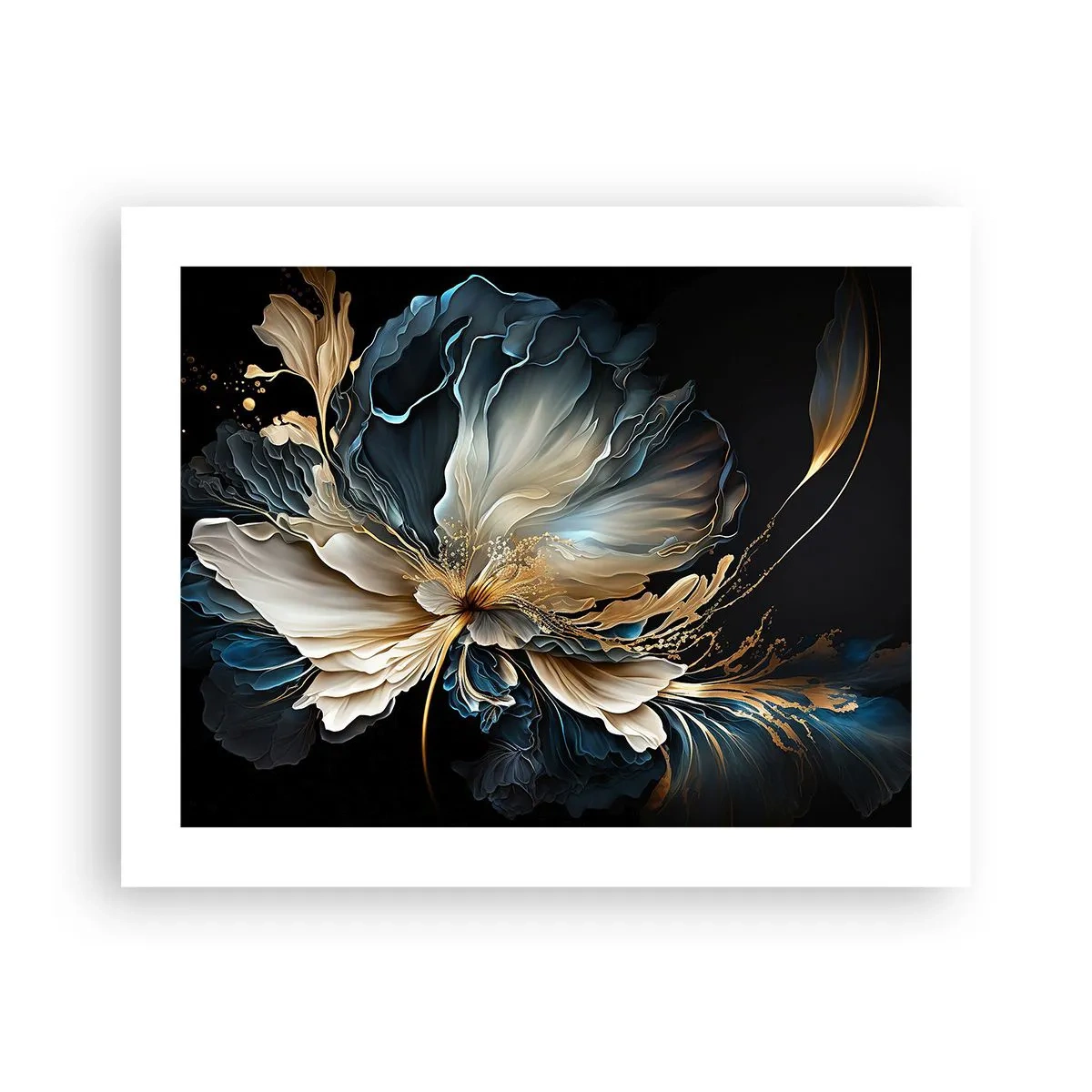 Poster - Sprookjesachtige varenbloem - 50x40 cm