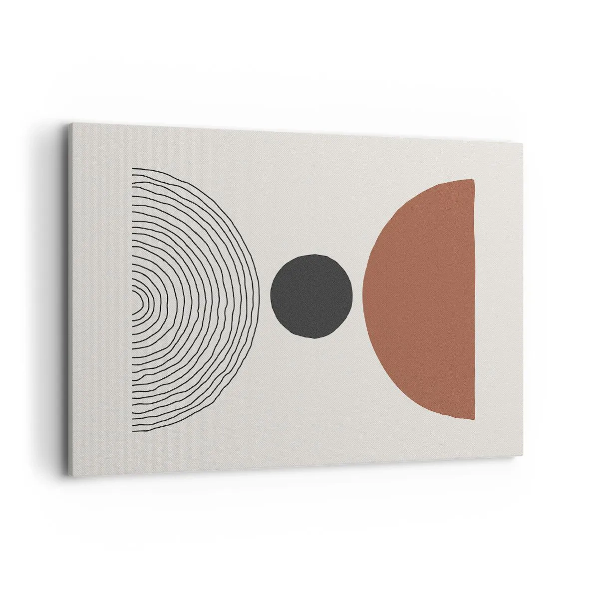 Schilderen op canvas - Het middelpunt van de aandacht - 100x70 cm