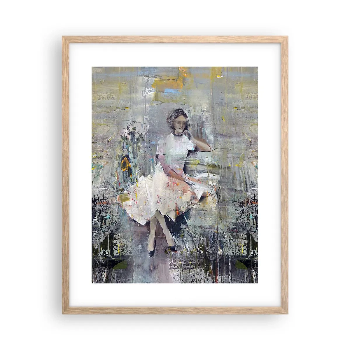 Een poster in een licht eiken lijst - Klassiek en modern - 40x50 cm