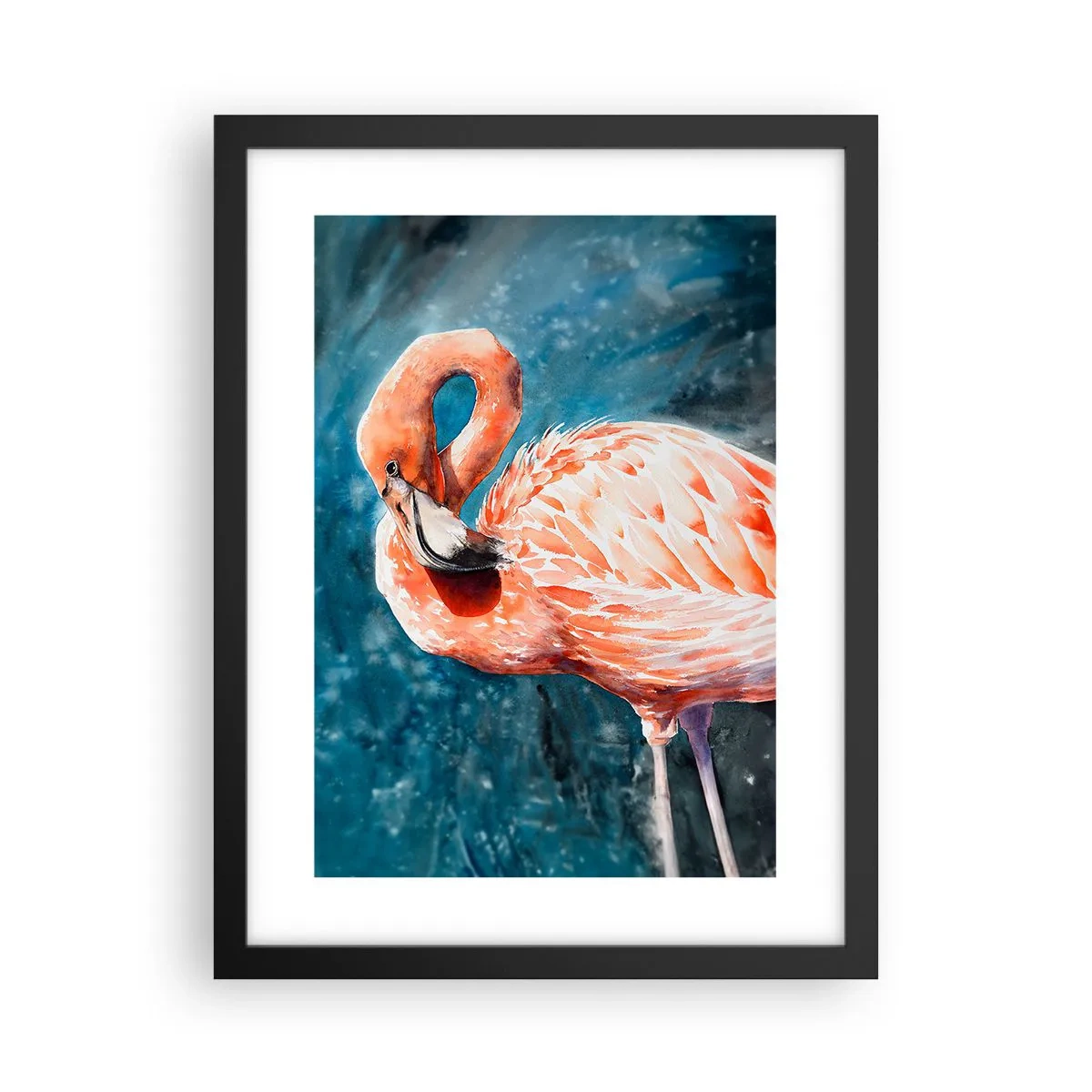 Poster in een zwarte lijst - Decoratief van aard - 30x40 cm