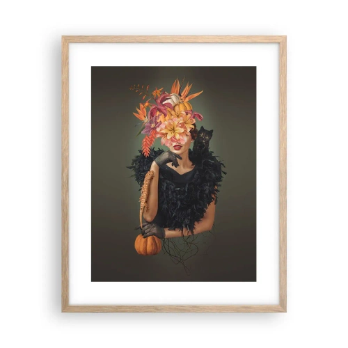 Een poster in een licht eiken lijst - De spreuk van een heks - 40x50 cm