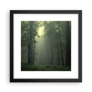 Poster in een zwarte lijst - Voordat hij wakker wordt - 30x30 cm