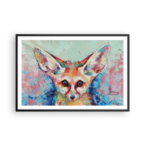 Poster in een zwarte lijst - Ben je klaar voor mij? - 91x61 cm