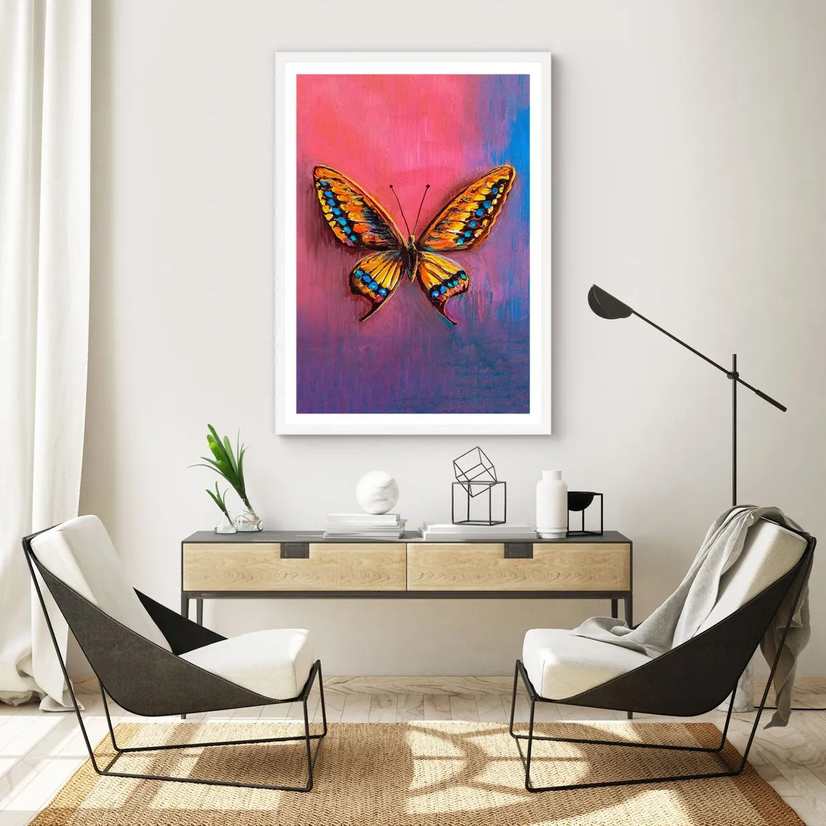 Poster in een witte lijst - Een juweel van de natuur - 70x100 cm