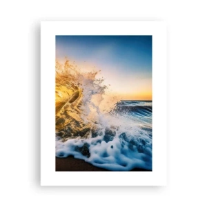 Poster - Plezier in het zand - 30x40 cm