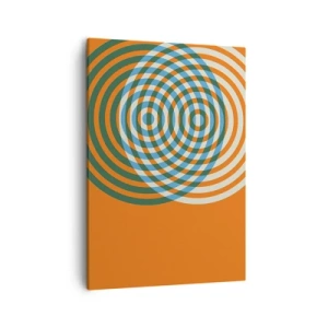 Schilderen op canvas - Abstracte circulaire variatie - 50x70 cm