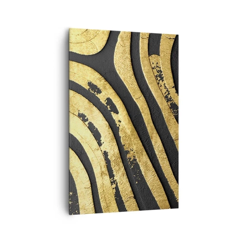 Schilderen op canvas - Alles vloeit - 80x120 cm