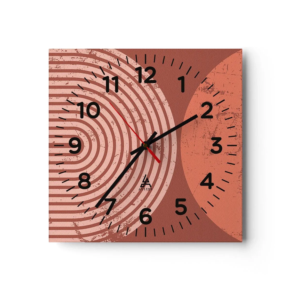 Wandklok - Klok - Een nauwe band - 30x30 cm