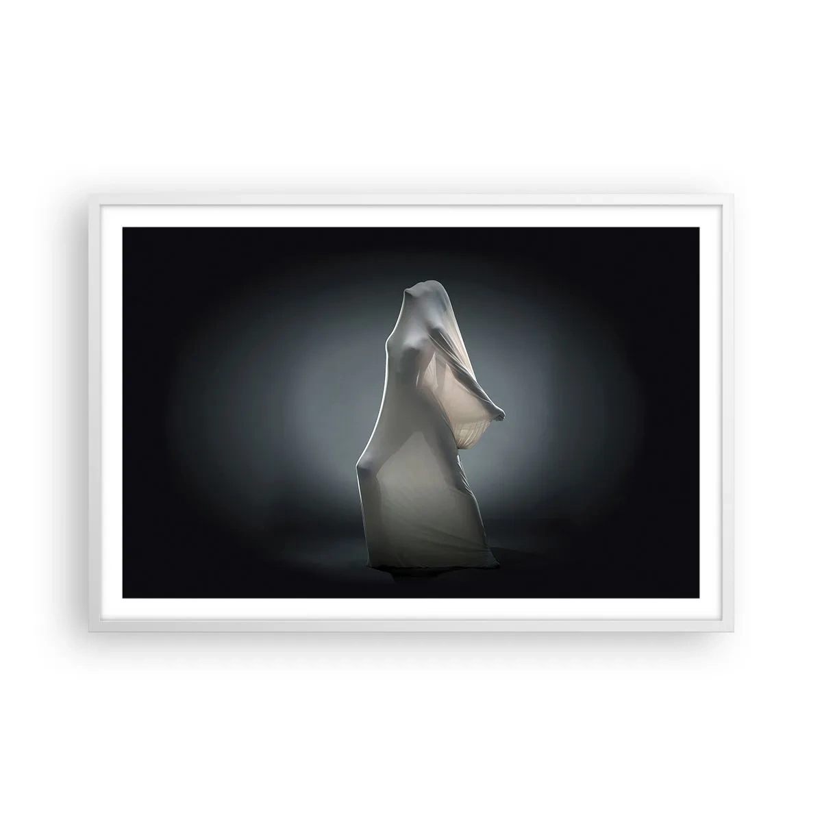 Poster in een witte lijst - Verborgen verlangens - 91x61 cm