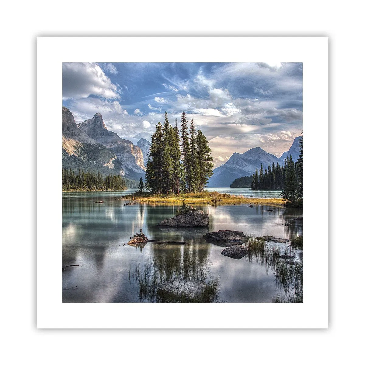 Poster - Aan het grote en schone water ... - 40x40 cm