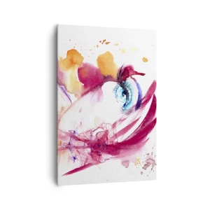 Schilderen op canvas - De wereld gedijt in nabijheid - 70x100 cm