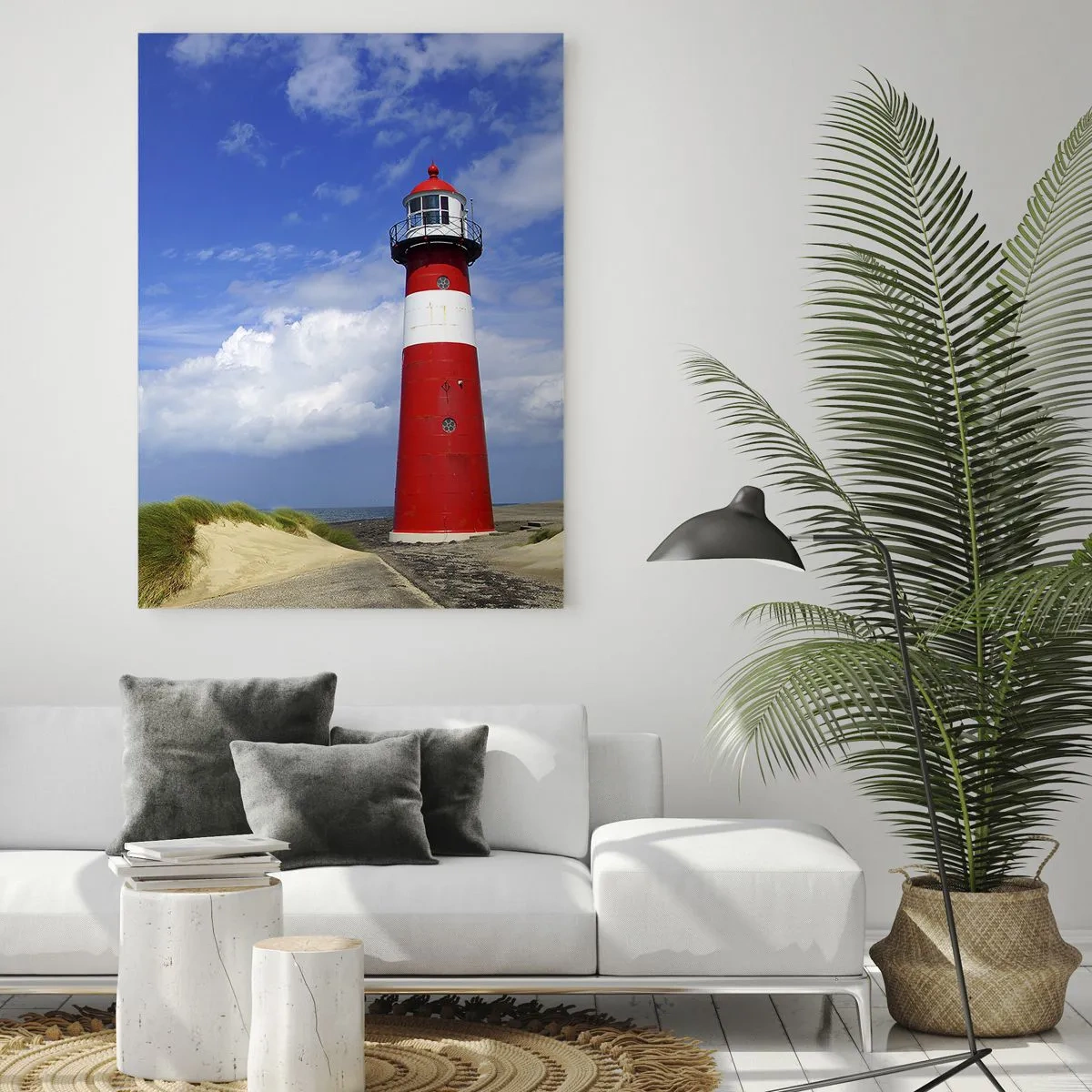 Schilderen op glas - Een droom eenzame plek - 50x70 cm