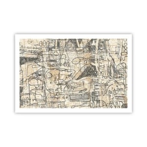 Poster - Het wacht om te worden gedecodeerd - 91x61 cm