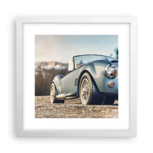 Poster in een witte lijst - Omdat stijl ertoe doet - 30x30 cm