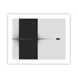 Poster - Rechtstreeks naar het doel - 50x40 cm